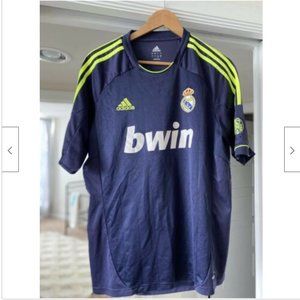 Real Madrid Adidas Jersey - Navy - Large